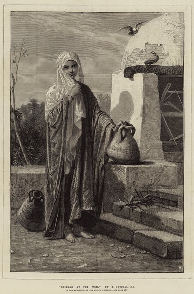 Rebekka bij de bron door Frederick Goodall